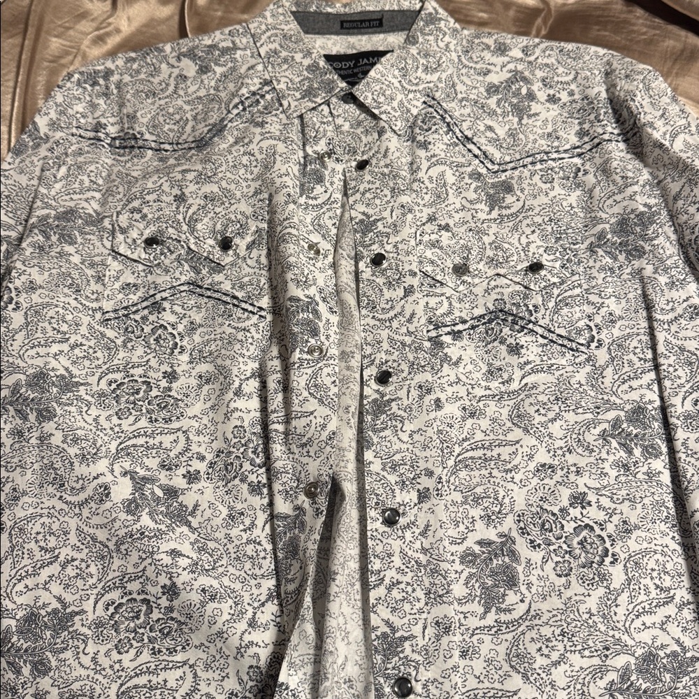 Paisley Button-Up Shirt